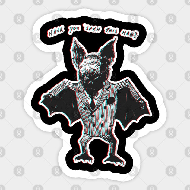 Have You Seen This Man? Sticker by creativespero